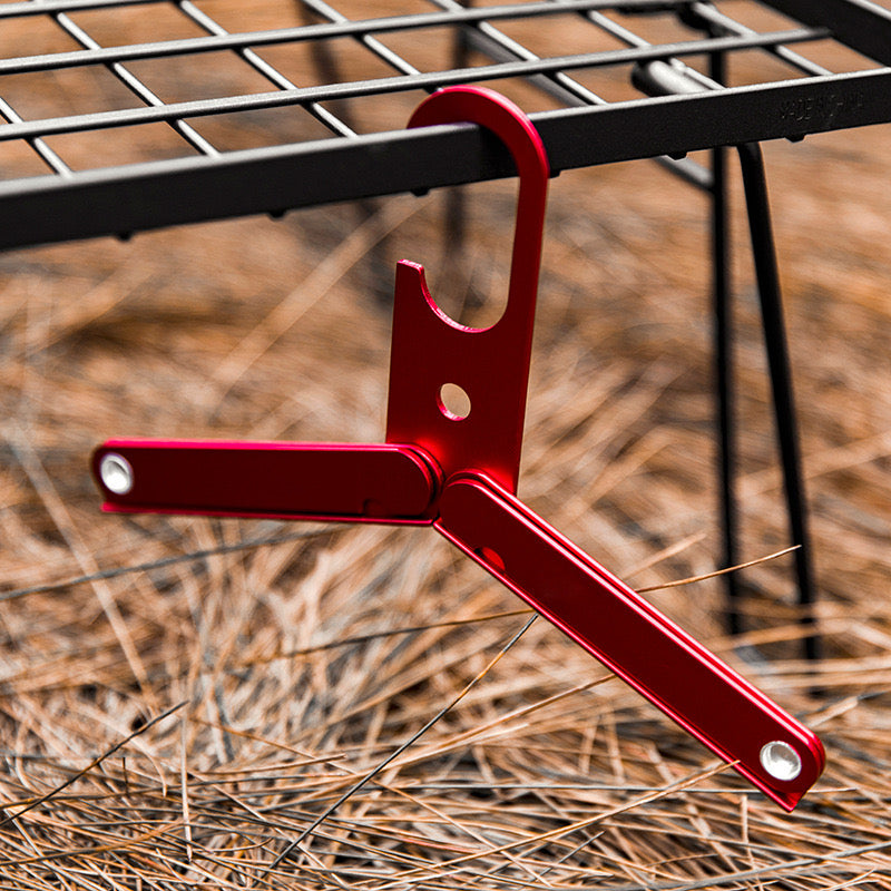 MOUNTAINHIKER Tragbarer Kleiderbügel aus Aluminiumlegierung für den Außenbereich