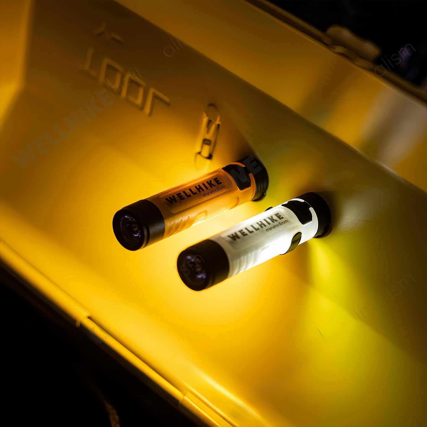 WELLHIKE Outdoor Mini High-intensive LED Langlebige wiederaufladbare Taschenlampe Pocket Clip Licht