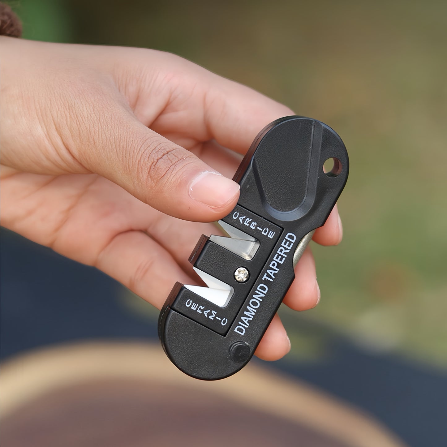 Nana Outdoor Multifunktionaler tragbarer Messerschärfer aus Wolframstahl – Wetzstab