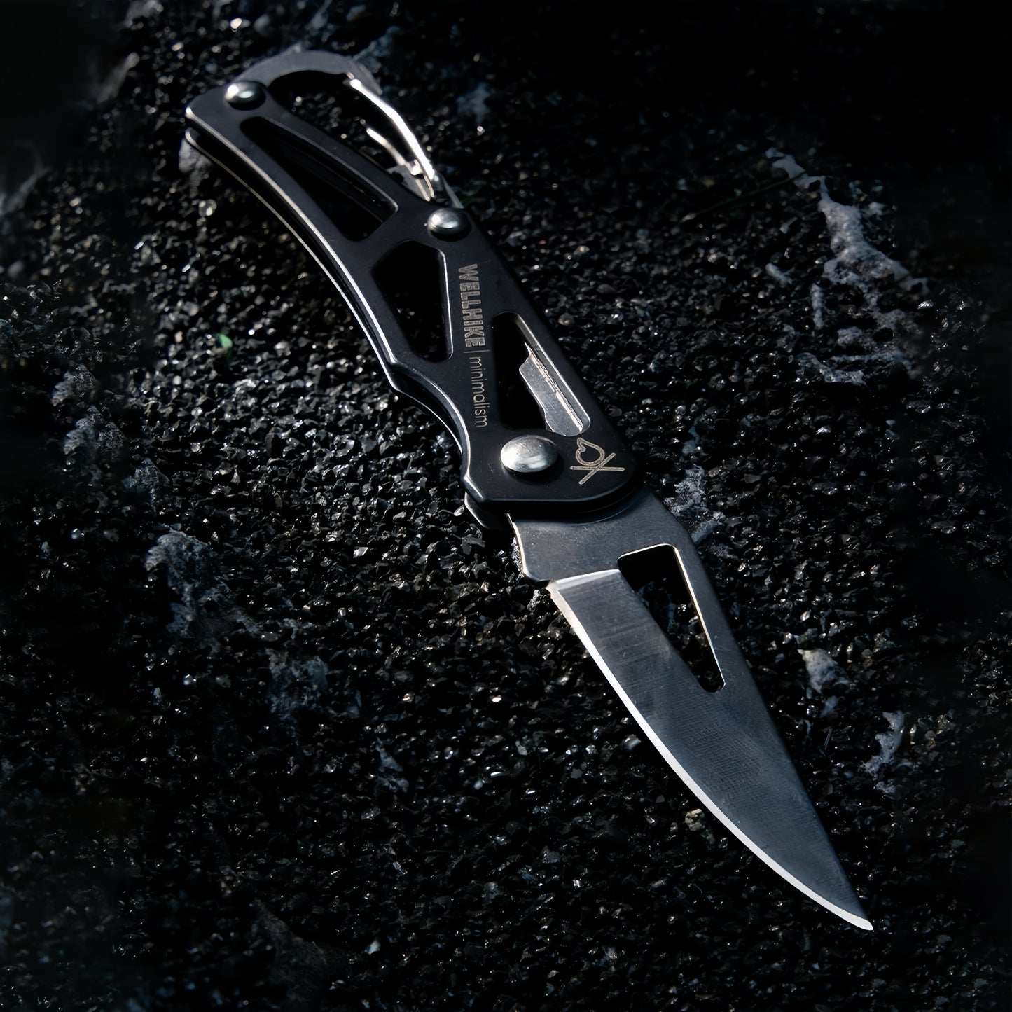 WELLHIKE Outdoor Camping BC Clip Multifunktions-Klappmesser aus Metall