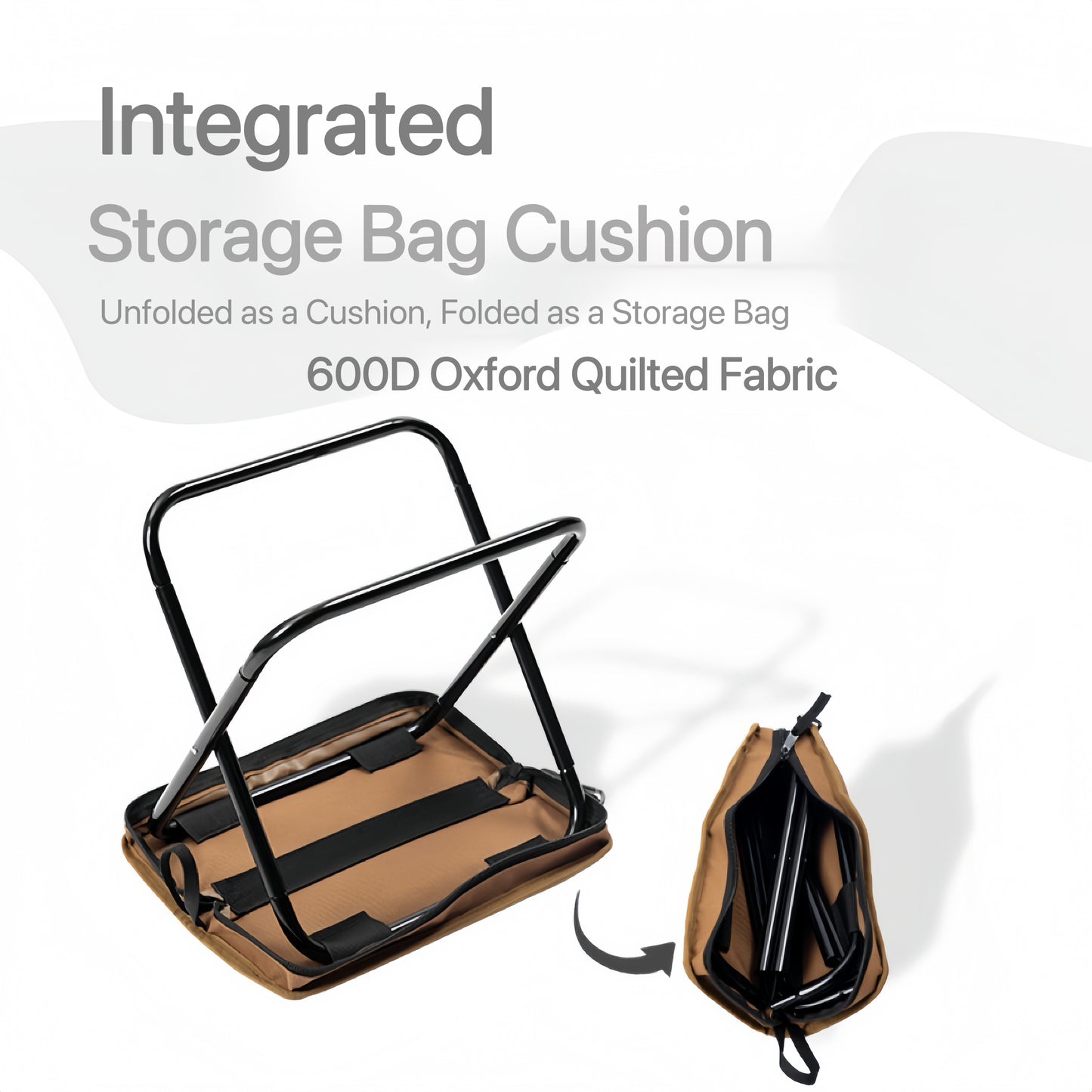 MOUNTAINHIKER Portable Pocket Stool – Lightweight Foldable Camping Chair