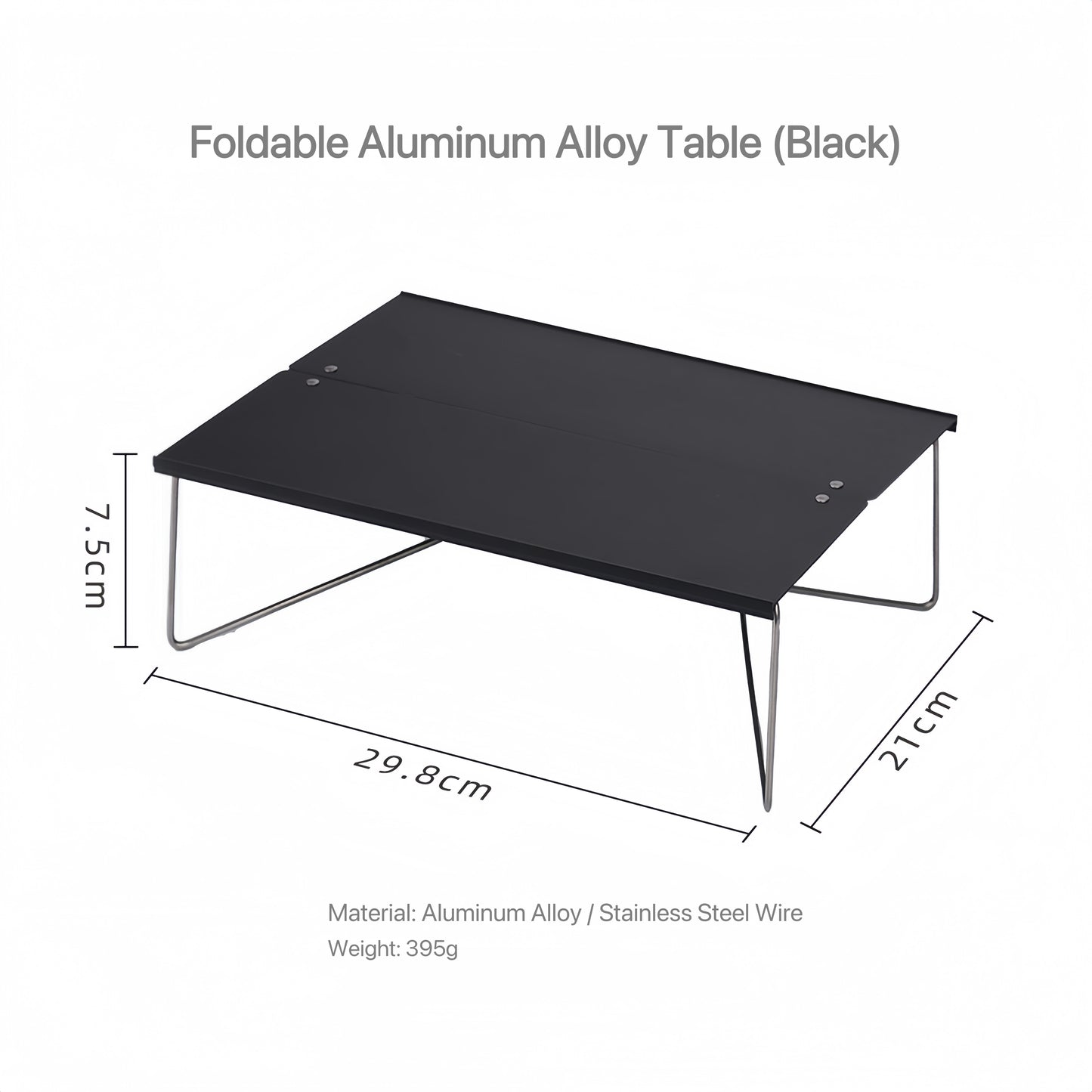 WELLHIKE Outdoor Camping Mini Lightweight Portable Aluminum Alloy Folding Table