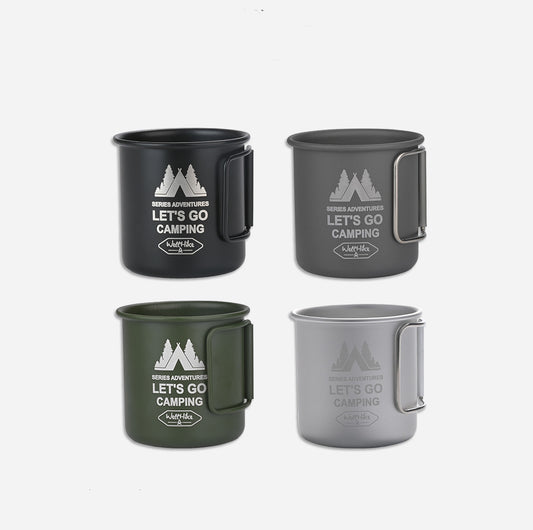 WELLHIKE 300ml Outdoor Camping Cup – Portable Foldable Coffee Mug for Hiking, Picnic & Travel