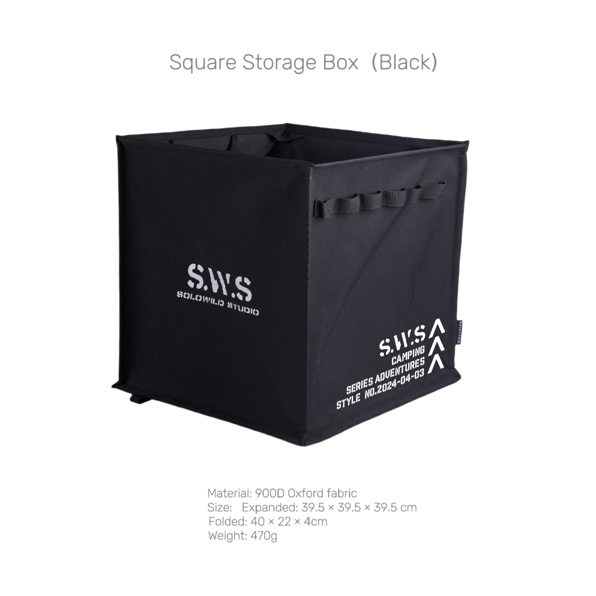 SWS Portable Foldable Outdoor Trash Can Large Capacity Storage Organizer Bag