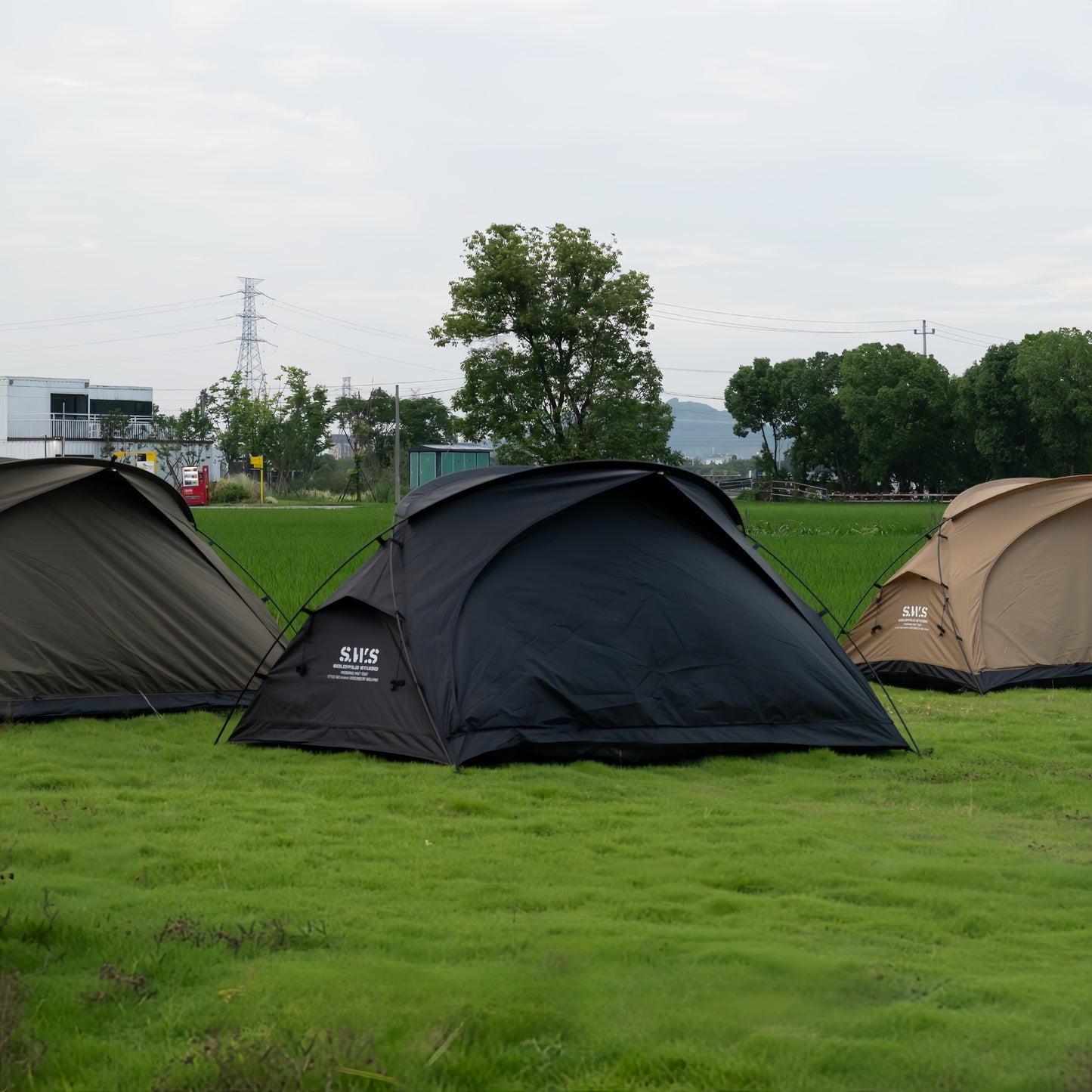 SWS Outdoor Camping Hiking Two-Person Tent - Portable, Waterproof, and Sunproof Shelter